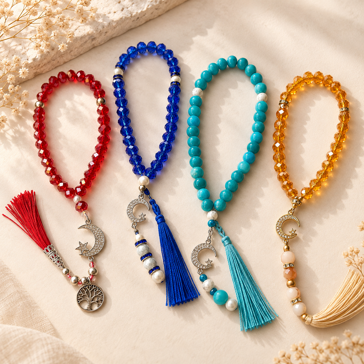 Tasbih de cristal