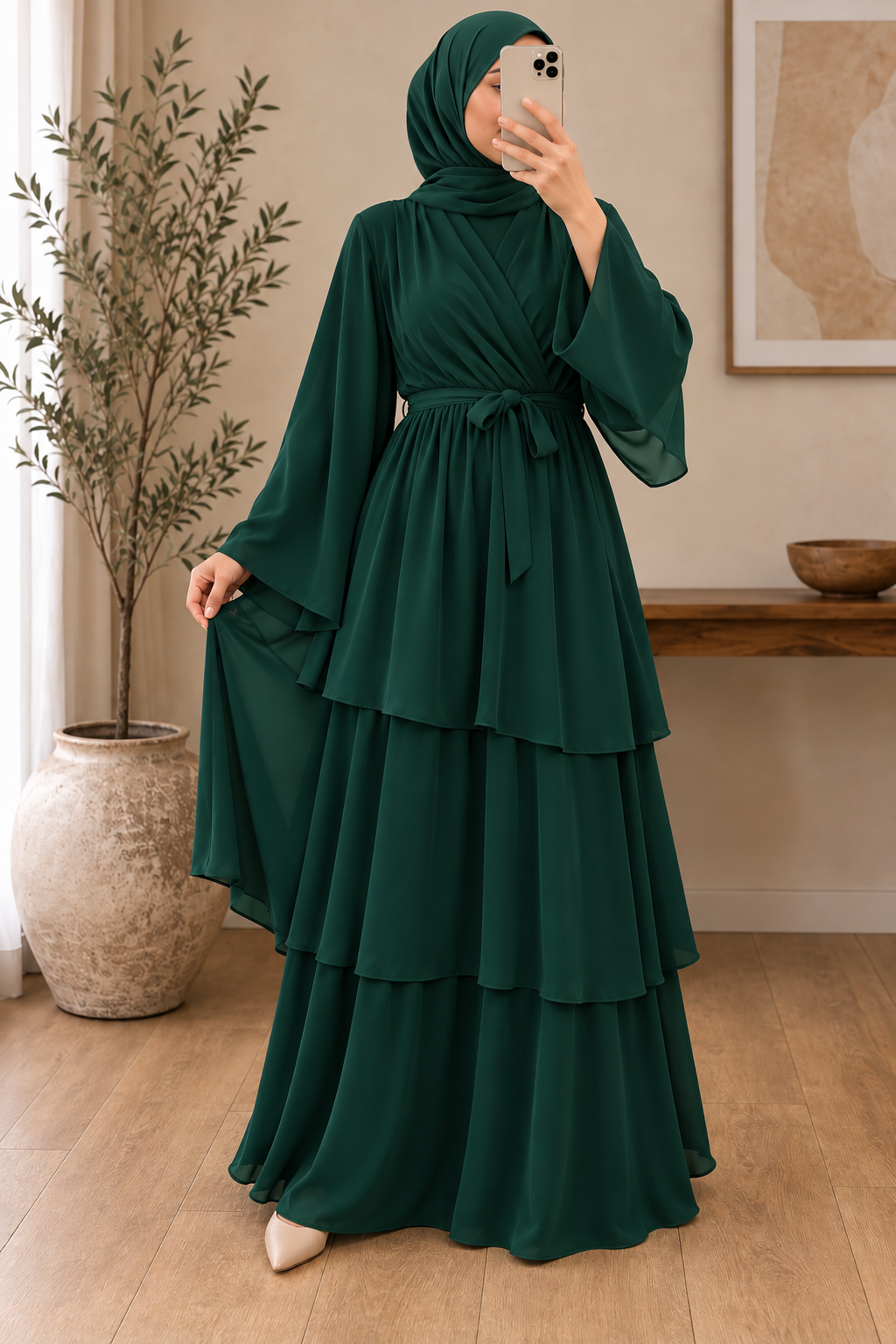 Vestido capas