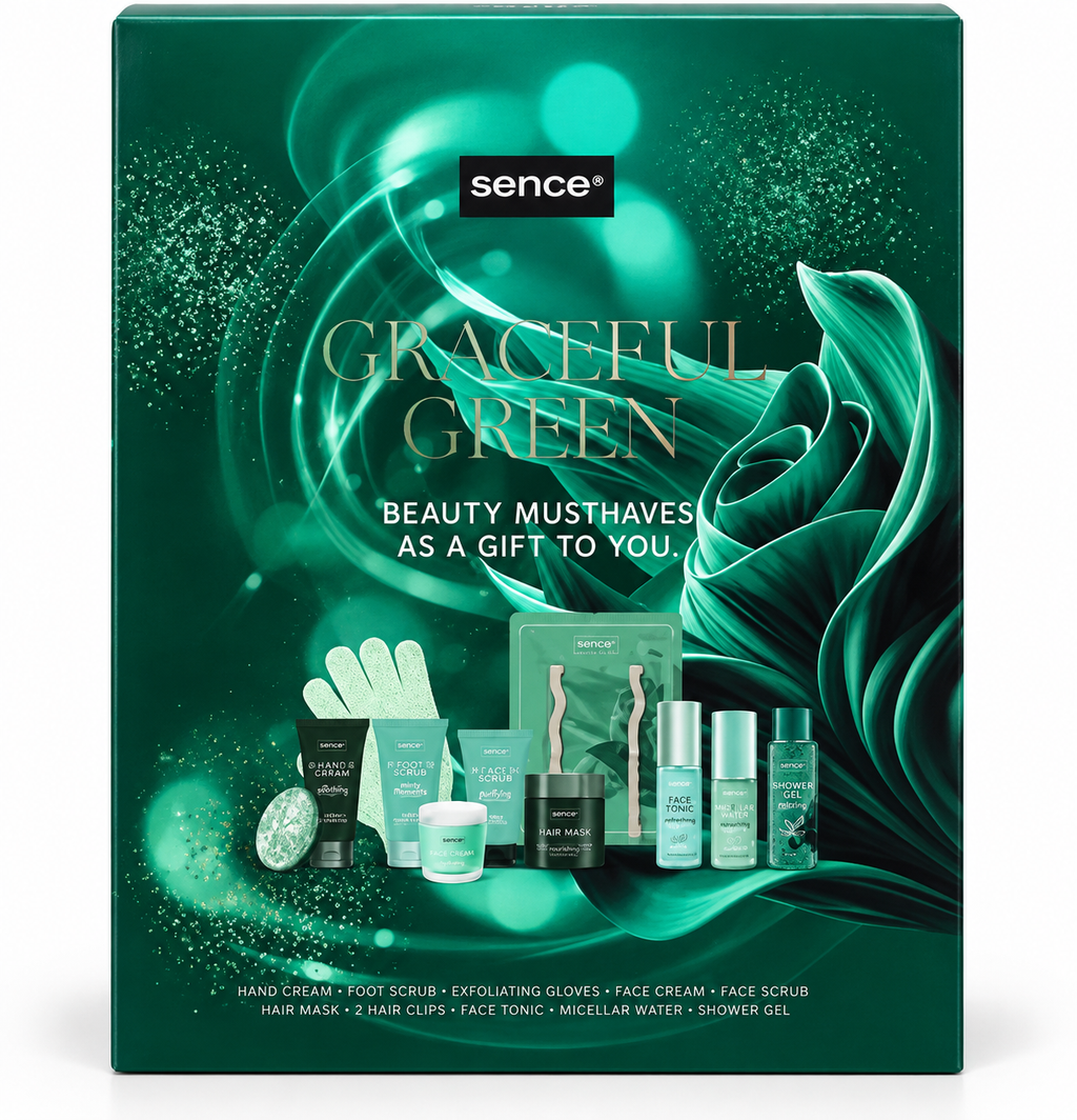 Set de regalo de belleza de la colección Sence Graceful Green