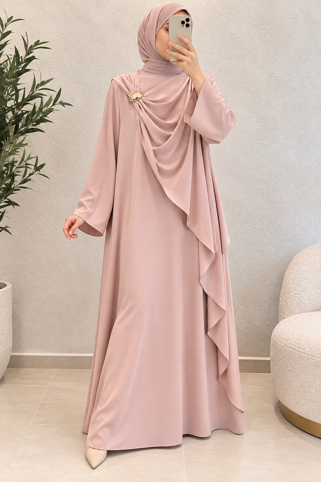 Vestido Elegante para Ocasiones Especiales — Caída Fluida