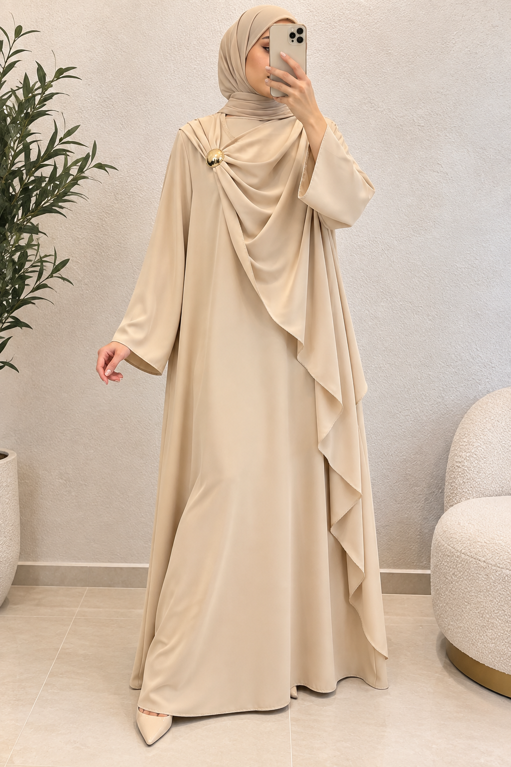 Vestido Elegante para Ocasiones Especiales — Caída Fluida