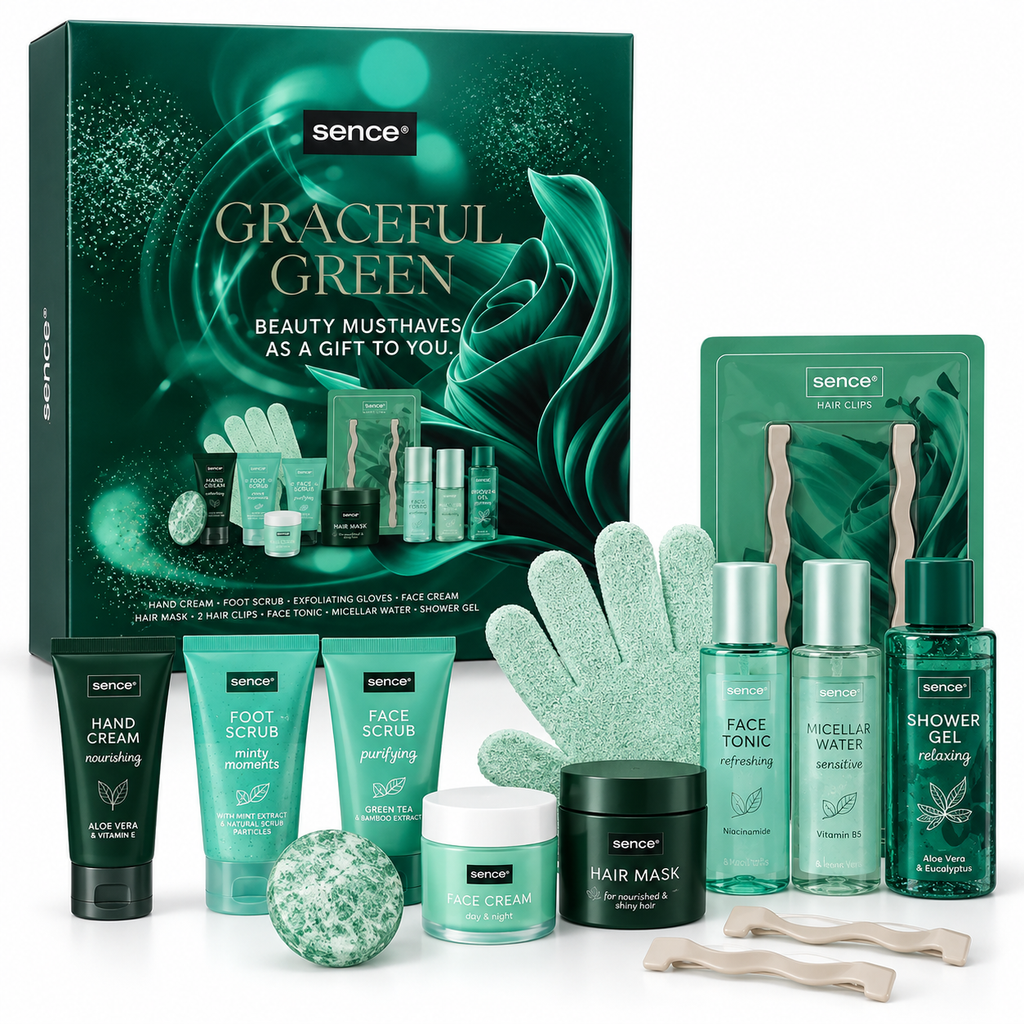 Set de regalo de belleza de la colección Sence Graceful Green