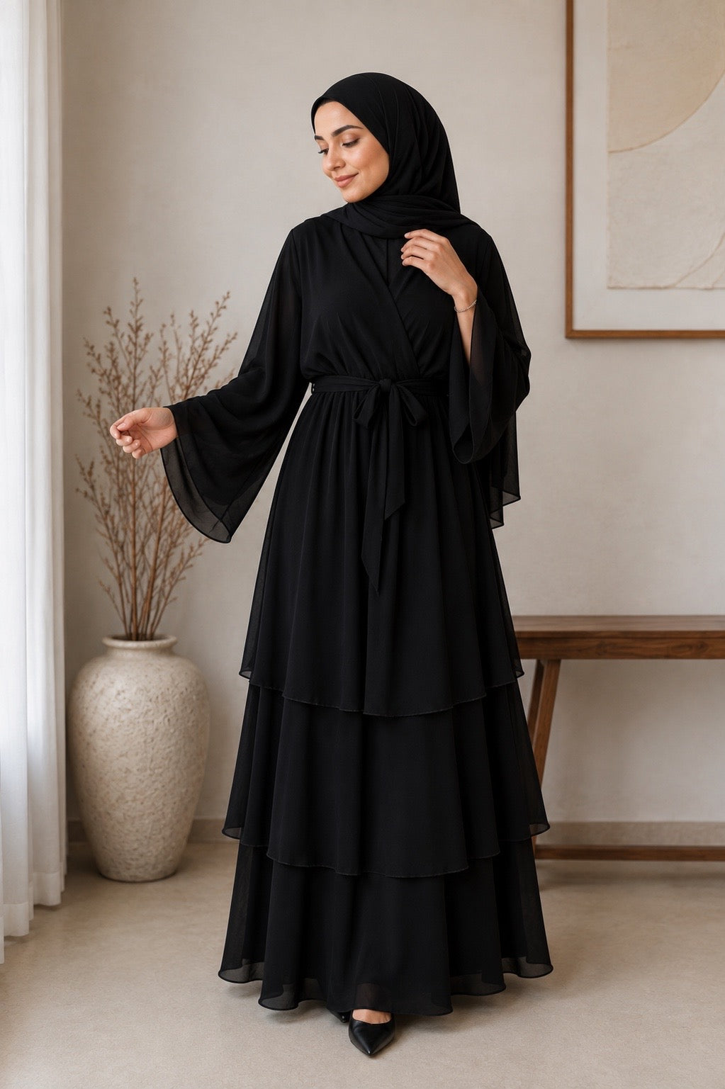 Vestido capas