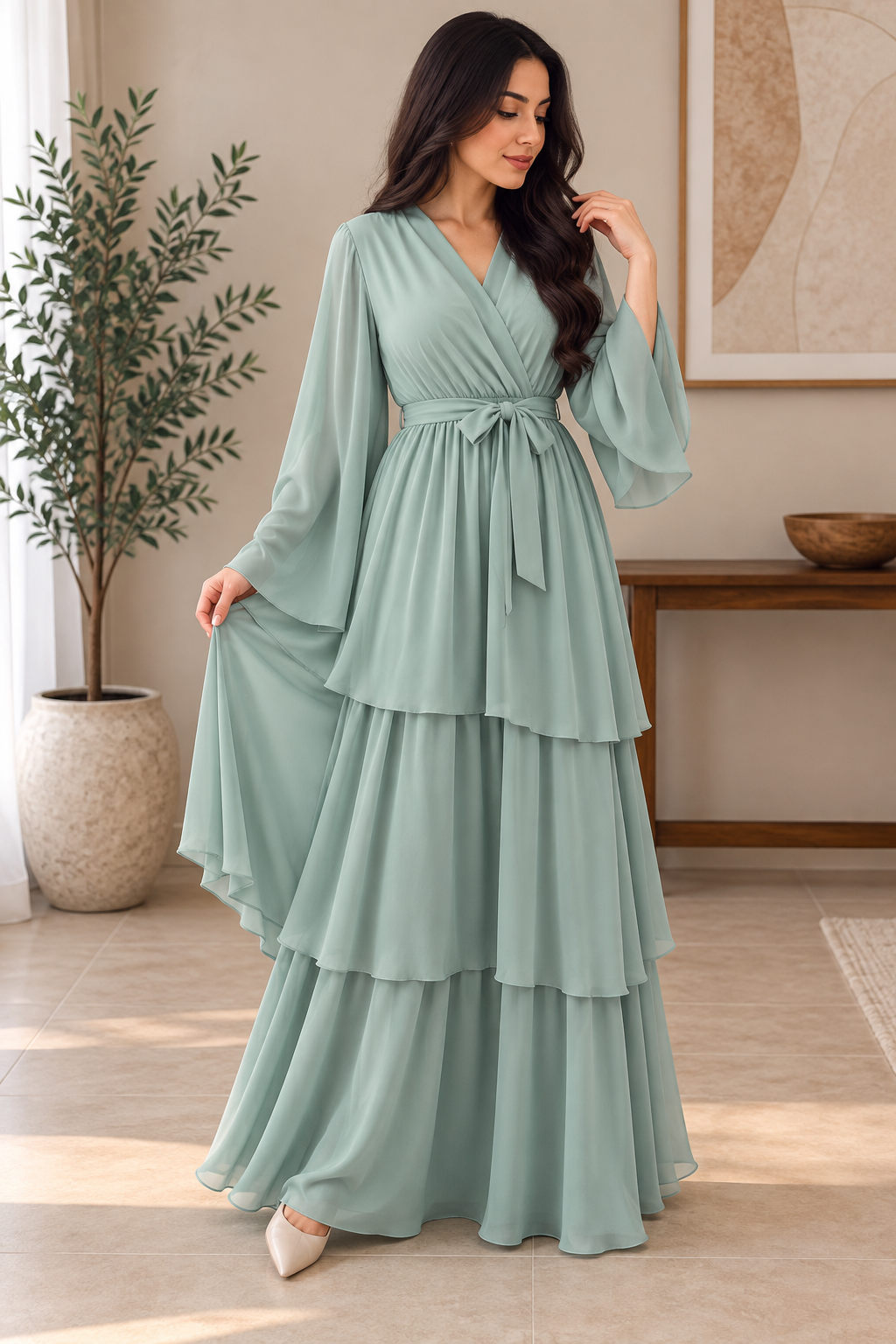 Vestido capas