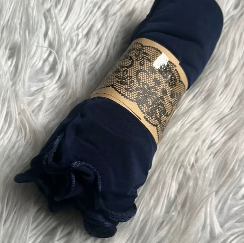 Hijab jersey con volantes