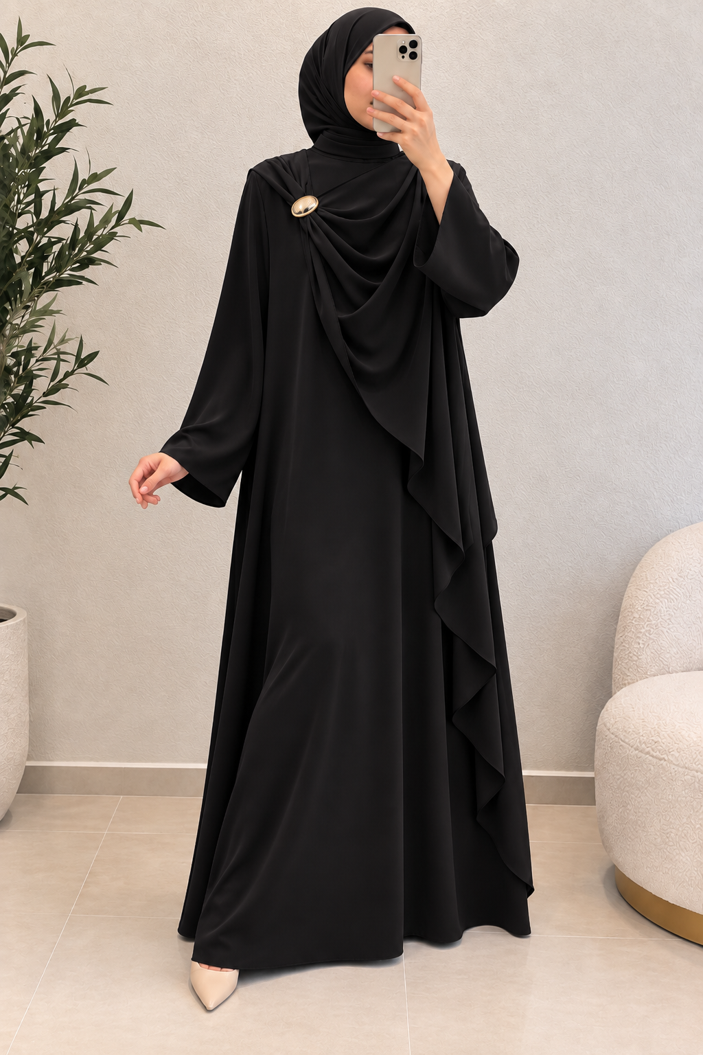 Vestido Elegante para Ocasiones Especiales — Caída Fluida